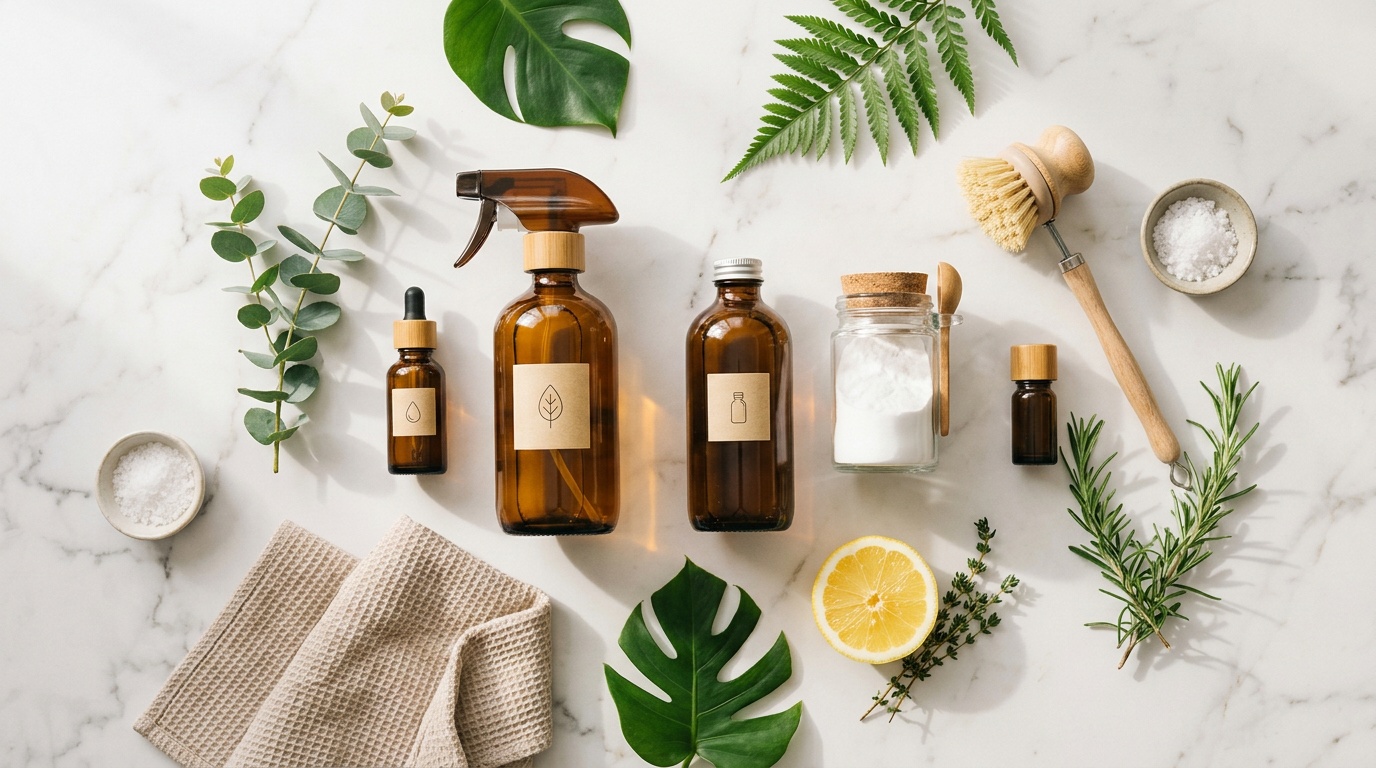 Эко-средства для уборки на белой поверхности — натуральные составы без химии